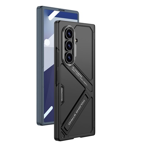 Custodia telefono antiurto cavalletto per Samsung Galaxy Z Fold 7 6 con protezione schermo - Foto 5 di 13