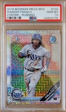 PSA 10/ GEM-MT! 2019 Bowman Mega Box WANDER FRANCO 
