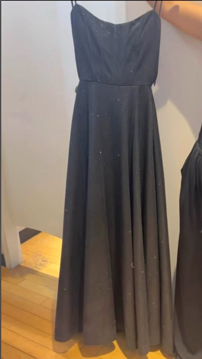 ebay long formal dresses off shoulder cowl neck maxi dress Glitter Slit Long Formal Fitted Evening Prom Dress Eureka Fashion EK107