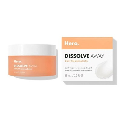 HERO COSMETICS Dissolve Away Daily Cleansing Balm - Helps Remove Makeup and