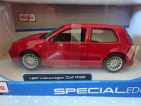 Vw Golf R32 Rot 1/24 Modelauto *Neu* Ca. 19Cm