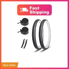 26x2.125 Cruiser Bike Tires: MOHEGIA 2-Pack 26 Inch Folding Tires with Pair B...