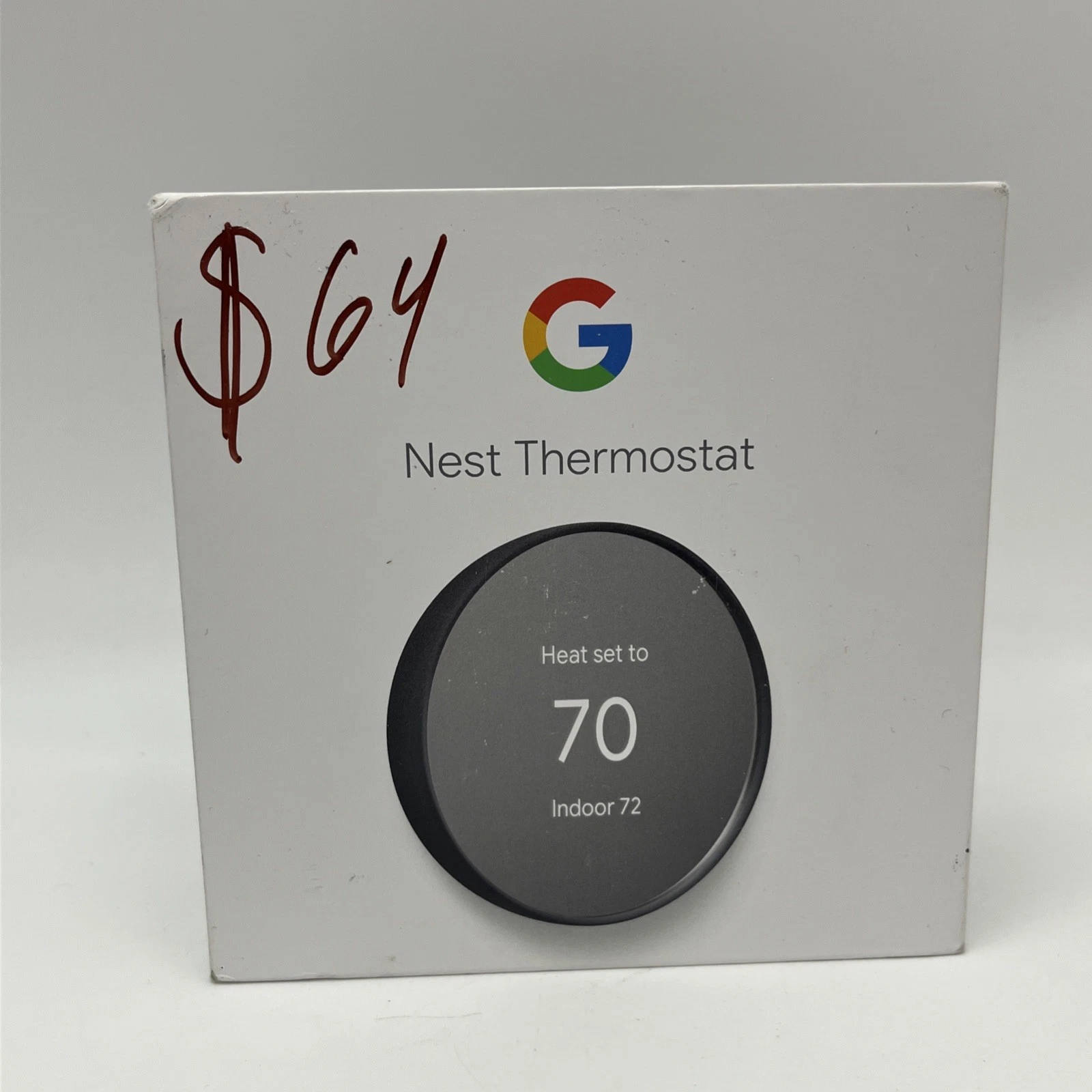 Google Nest Smart Thermostat, Charcoal