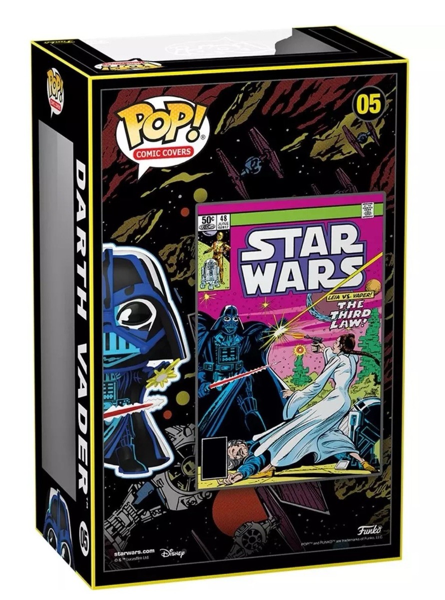 Funko pop! スターウォーズ ダースベーダー Comic Covers Buy Funko Pop! Comic Book Cover with Case: Star Wars - Darth