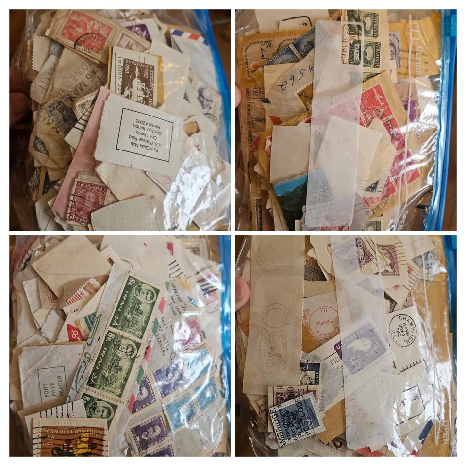 COLECCIÓN DE ESTAMPILLAS DEL MUNDO GLOBAL de colección grandes usadas Foto 2 de 4