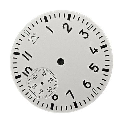 New White Watch Dial Green Luminous For Seagull ETA 6497 ST3600 Movement G