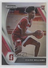 2021-22 Panini Prizm Draft Picks Variation Silver Prizm Ziaire Williams #15 w5c