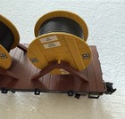 Aristocraft Train 86410 ATSF Santa Fe FLAT CAR WITH CABLE REEL LOAD G Scale — photo 2