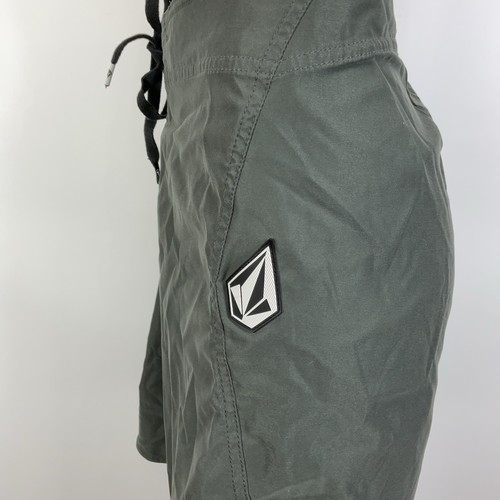 Volcom Shorts Mens 28 Boardies Gray Vintage V2S 2 Way Stretch Surf Y2k 90s - Picture 9 of 14