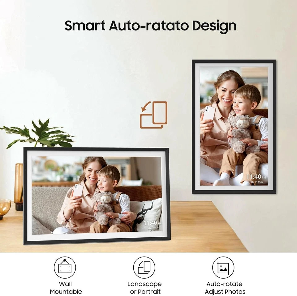 Nixplay Digital Picture Frame by Large WiFi Digital Photo Frame, 15.6 inch - Image 4 of 4