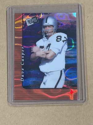  1-1 Dave Casper 2024 PressPass Card Raiders Football Colored Parallel