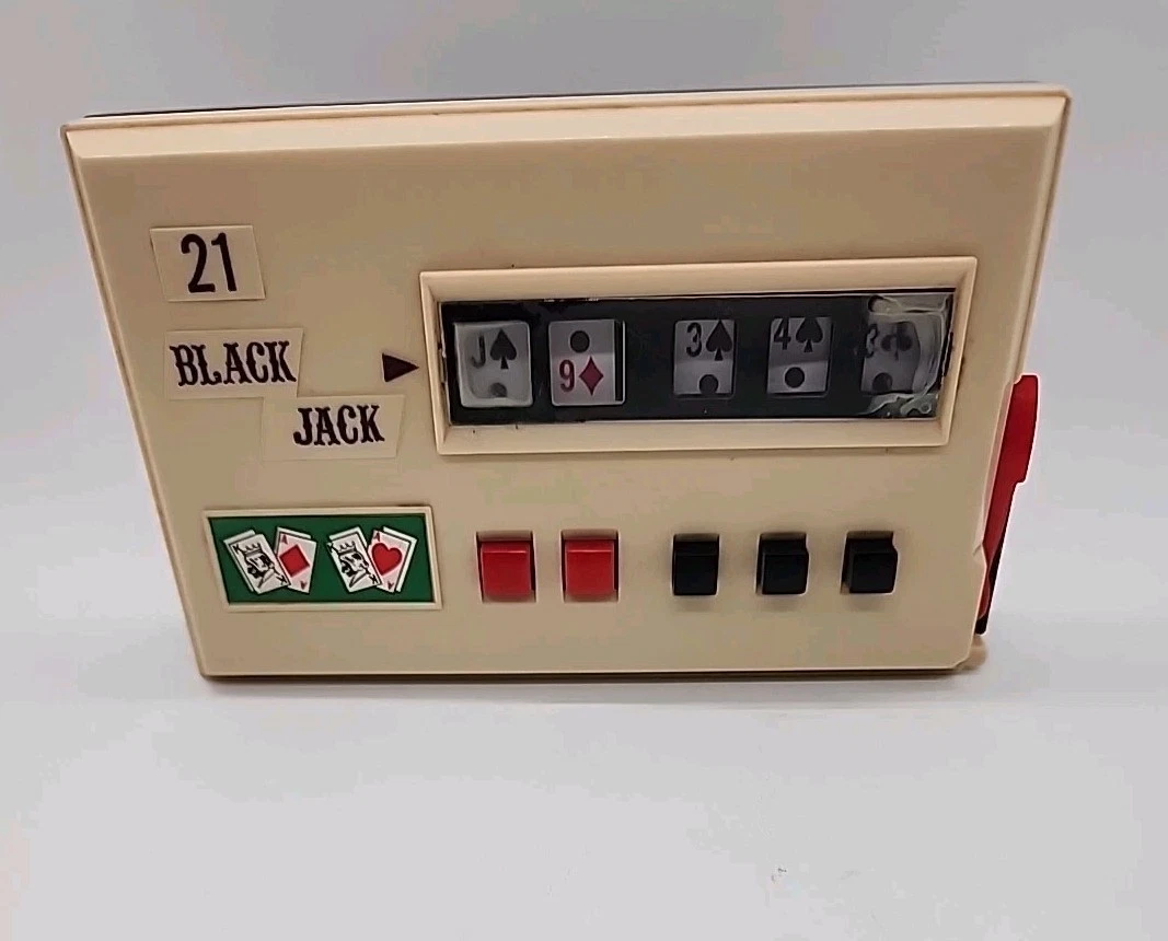 21 'BLACKJACK' コルダレス電動ゲーム Blackjack 1970 Handheld Electronic Game Electronic Games for sale