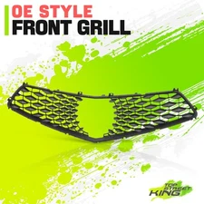 Factory Style Front Grille w/ Emblem Provision for Acura TLX A-Spec 18 Black