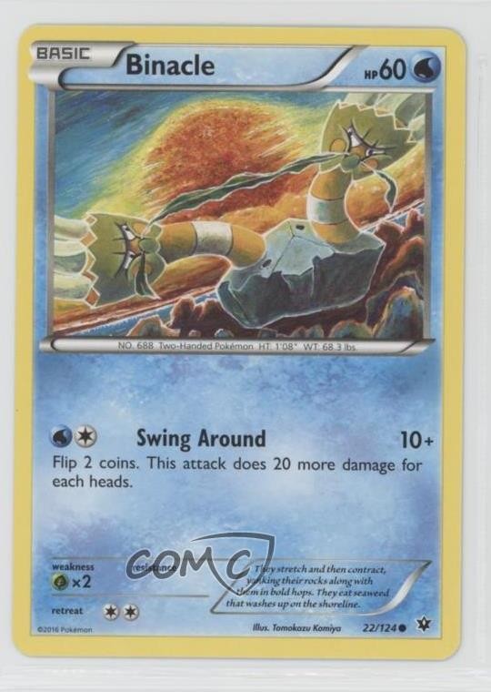 Binacle Pokemon XY Fates Collide #22