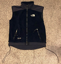 Vintage Men's Black The North Face Denali Windstopper Gore-Tex Vest Size XL