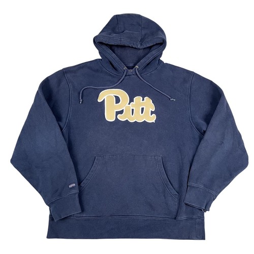 Jansport Pitt University bestickter blauer Hoodie Gr. Large