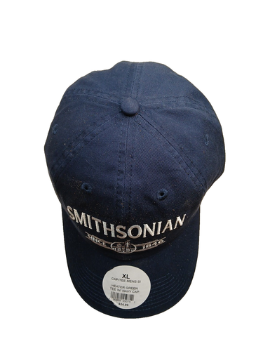 Sombrero/Gorra Smithsonian Bordado Museo Establecido 1846 AZUL MARINO - Imagen 3 de 11