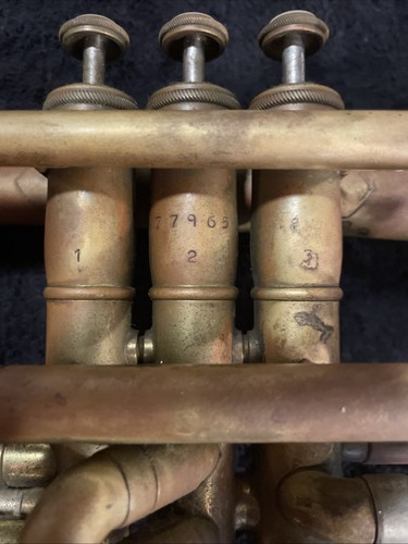 Original 1952-53 F.E. Olds & Son Ambassador Cornet Trumpet SN 77965 - Picture 17 of 22