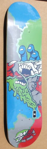 SANTA CRUZ "UNIVERSAL SCREAMING HAND" SKATEBOARD DECK RARE