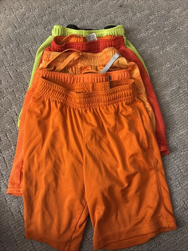Boys Small 6-7 Short Bright Orange And Yellow Collection