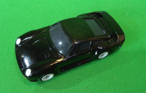Vintage Tomy Aurora AFX HO 1:64 Slot Car 1987 Black Porsche 959 (tested) - Picture 5 of 6