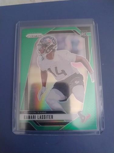 Kamari Lassiter - Houston Texans 2024 Panini Prizm Green And Cboard Variation RC - Picture 2 of 5