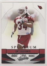 2008 Playoff Absolute Memorabilia Rookie Spectrum Black 53/100 Tim Hightower z6b