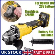 Cordless Angle Grinder Brushless Grinding For Dewalt 18V Battery ONLY Body 125mm