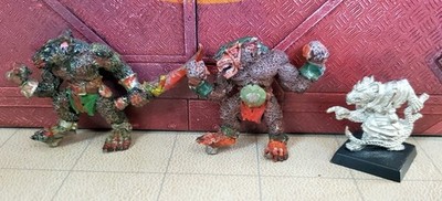 Warhammer Fantasy C22 Skaven Rat Ogres (x2) and Packmaster Classic Citadel Metal