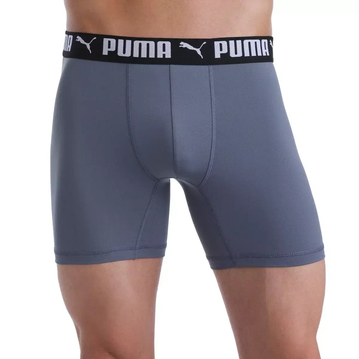 PUMA Men's Boxer Brief, 5 pack Size M Moisture Wicking No Fly Stretch Tag Free