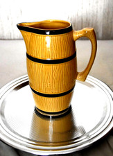Krug, Staffel Stoneware Keramik, Holzoptik, 21  cm, 1,5 l