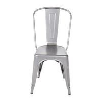 Bolero Bistrostuhl Aus Stahl Grau (4Er Pack)