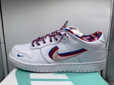 Size 10 - Parra x Nike Dunk OG SB QS Low White #128