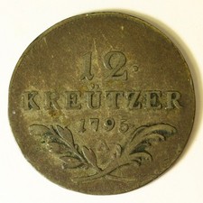 AUSTRIA 12 Kreuzer 1795 A - Silver - Franz II. (I.) - 1024