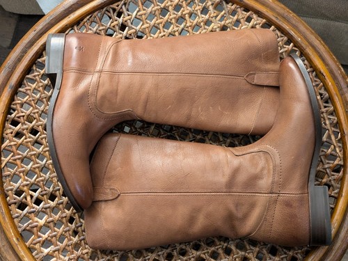NEW: FRYE Melissa Leather Riding Western Cowboy Boots, Size 9.5B, COG, 3475456 - Picture 10 of 17
