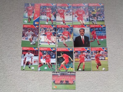 16 VERSCHIEDENE ABERDEEN TRIBÜNE SCHOTTISCHE FUSSBALLER 1993-94 UK PORTOFREI