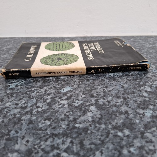 C M Rowe Signed Salisburys Local Coinage 1966 1st Edition Hardback Book Comment - Imagen 8 de 24