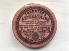 C1890s THORNTON’S ANTHRACOLINE LEAMINGTON 1/6 TOOTHPASTE FOR TEETH&GUMS POT LID