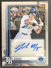 Jake Mangum 2025 Topps Chrome Update Rookie Auto RC #AC-JM