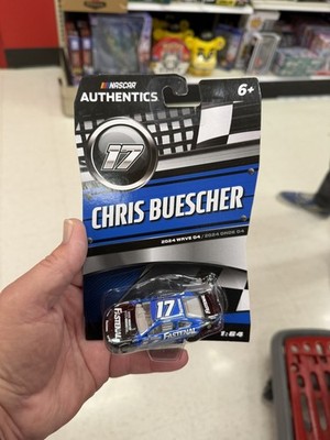 2024 Chris Buescher NASCAR #17 Fastenal 1/64 Diecast NASCAR Authentics Wave 4