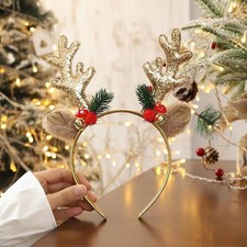 Deer Antlers Headband Christmas Headband with Sequined Antlers remarkable