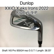 Dunlop XXIO X eks Irons 2022 5-9.P Iron Set 38.25" NS Pro 950GH neo D.S.T Regula