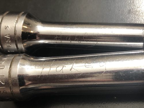 (9) Snap On Deep 6 Point SAE Sockets 3/8" Drive - 1/4" to 7/8" - SFS Series - Picture 19 of 19