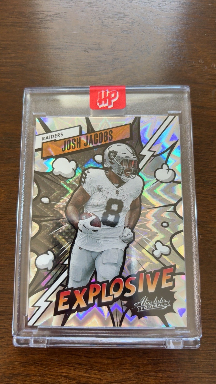 2023 Panini Absolute Josh Jacobs #26 Explosive Insert Las Vegas Raiders Football