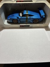 UT MODELS 1/18 - 27842 PORSCHE 911 GT1 STREET 1996 - METALLIC BLUE