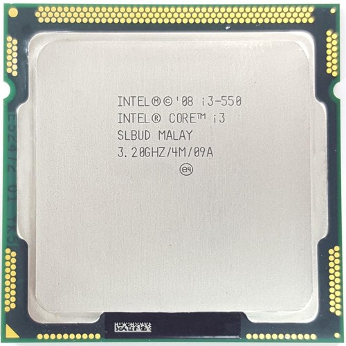 Processor PC Slbud CPU I3 550 3,20GHZ Socket LGA1156 LGA 1156 Prima Gen