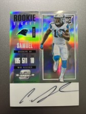 CURTIS SAMUEL 2017 PANINI CONTENDERS OPTIC ON CARD AUTO ROOKIE. rookie card picture