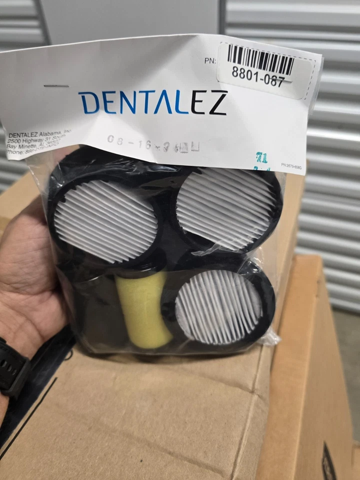 KIT DE MANTENIMIENTO DE FILTRO ORIGINAL OEM, SELLADO DE DENTAL EZ 8801-087 PRECIO DE VENTA SUGERIDO POR EL FABRICANTE $440 Foto 2 de 4