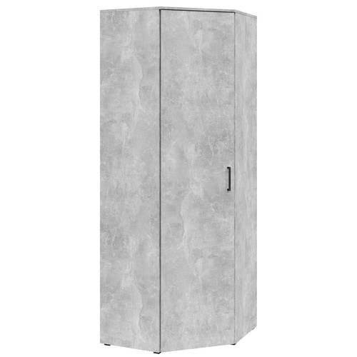 Eckschrank - Betonoptik - Breite 101 cm Kleiderschrank Schrank - Bild 1 von 7