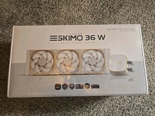 Eskimo Junior - 360mm AIO CPU Liquid Cooler- 3xRGB Squama 2503W White/ USA